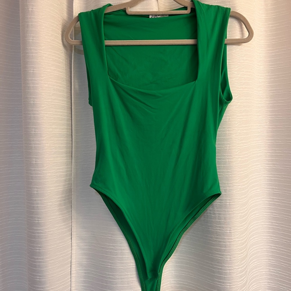 Zara Vibrant Green Bodysuit